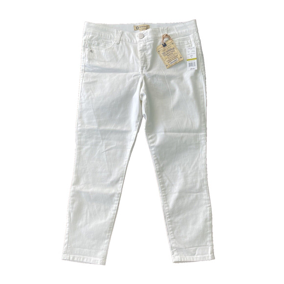 Democracy Denim - Democracy Ab Solution Freedom Ankle Skimmer - NWT - White Sz 14
